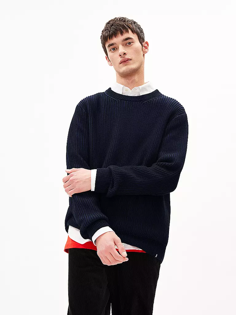 ARMEDANGELS | Pullover ANDRAAS  | Azul oscuro