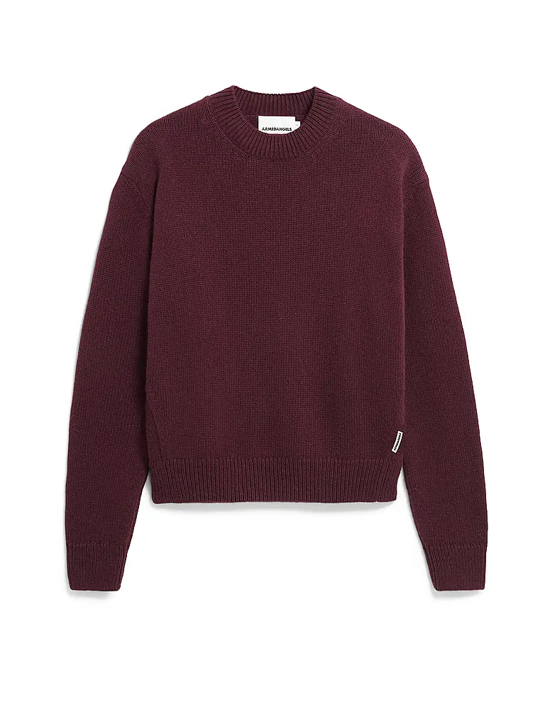 ARMEDANGELS | Pullover BALBAA | Rojo oscuro