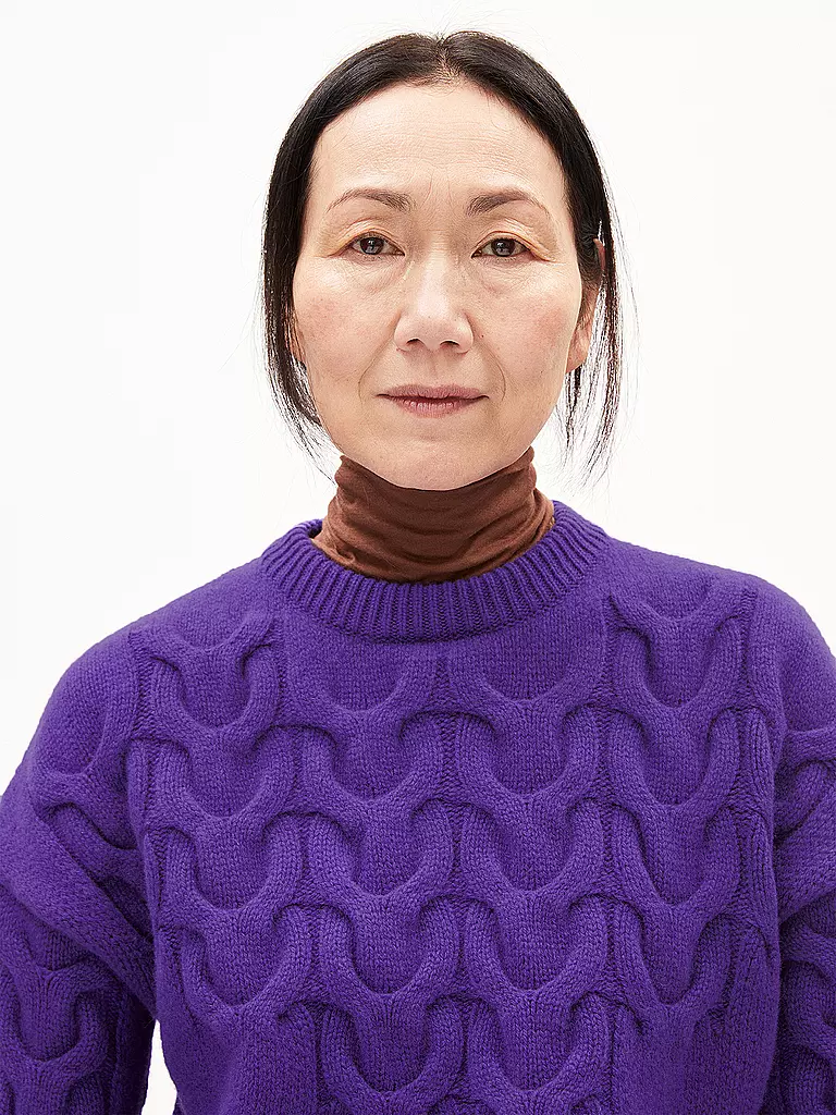 ARMEDANGELS | Pullover BRUNAA CABLE | Lila