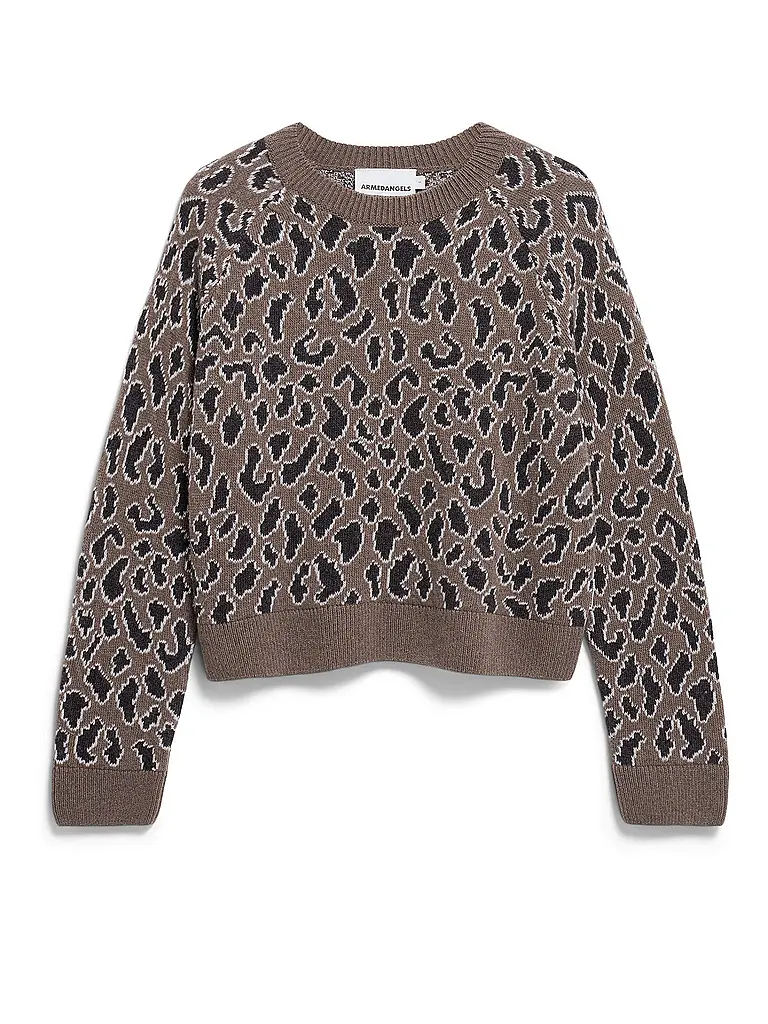 ARMEDANGELS | Pullover DILIRIAA LEOPAA | camel