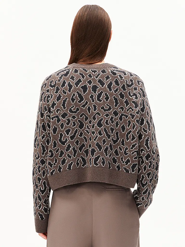 ARMEDANGELS | Pullover DILIRIAA LEOPAA | camel