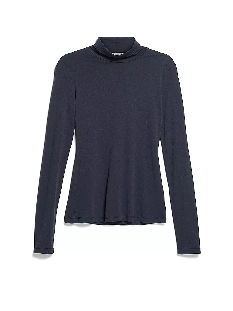 ARMEDANGELS | Rollkragenshirt GRAZILIAA | Azul oscuro