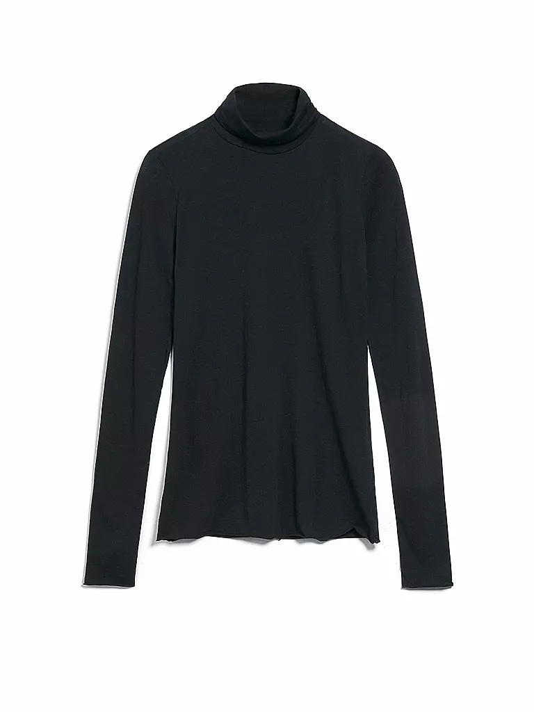 ARMEDANGELS | Rollkragenshirt MALANAA  | Negro