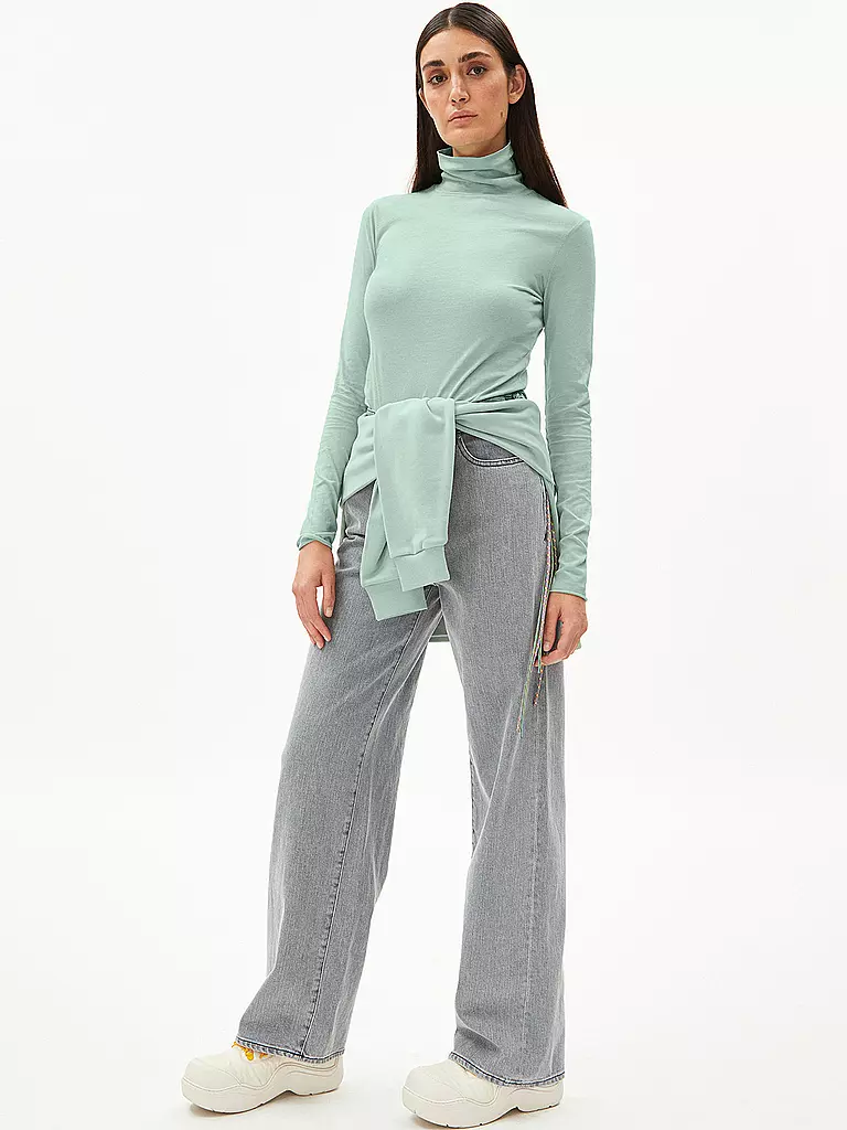 ARMEDANGELS | Rollkragenshirt MALANAA  | Menta