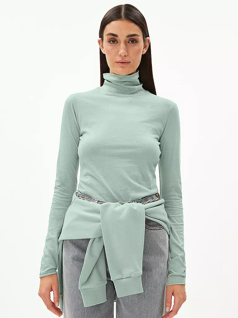 ARMEDANGELS | Rollkragenshirt MALANAA  | Menta