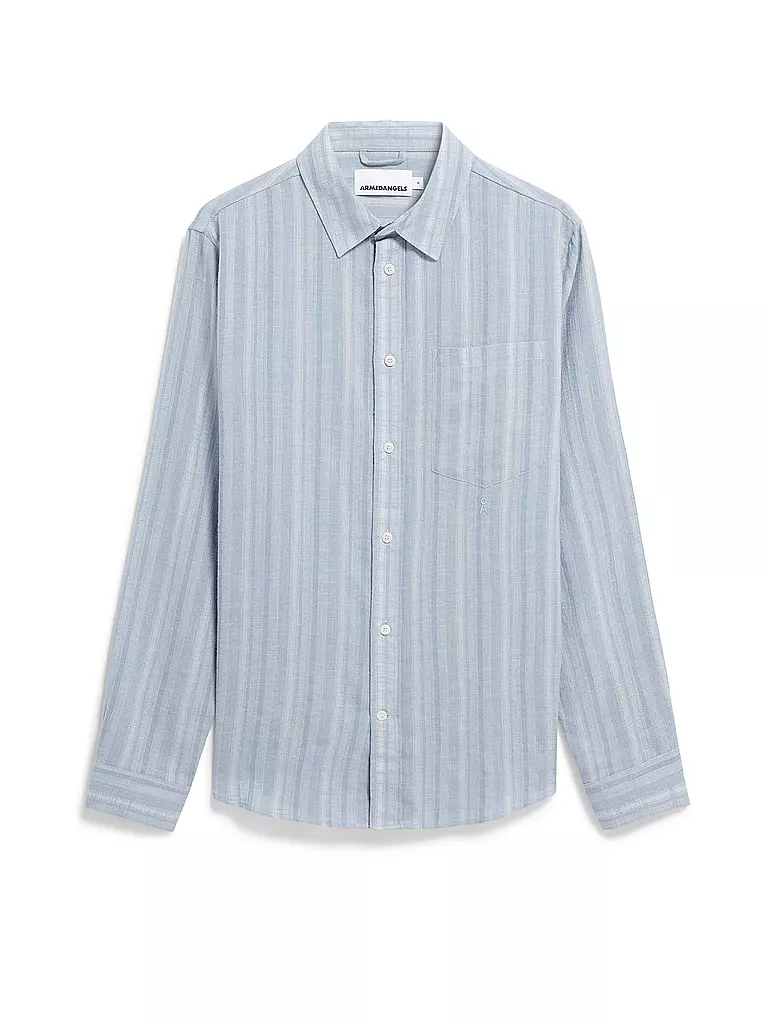 ARMEDANGELS | Sobrecamisa FLAAVIEN STRIPES | Azul