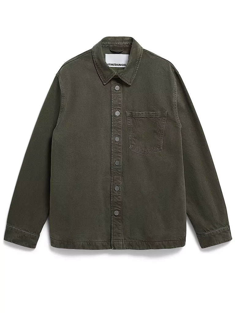 ARMEDANGELS | Sobrecamisa YUNAAI CORDUROY | Oliva
