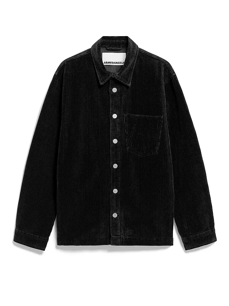 ARMEDANGELS | Sobrecamisa YUNAAI CORDUROY | Negro