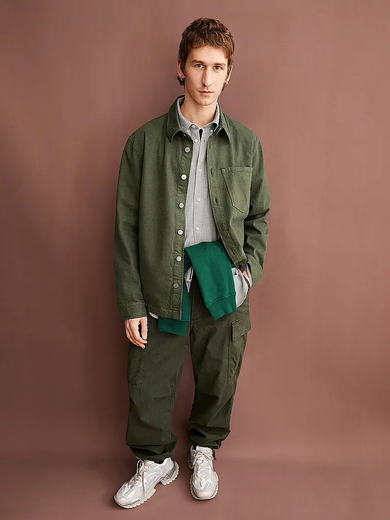 ARMEDANGELS | Sobrecamisa YUNAAI CORDUROY | Oliva