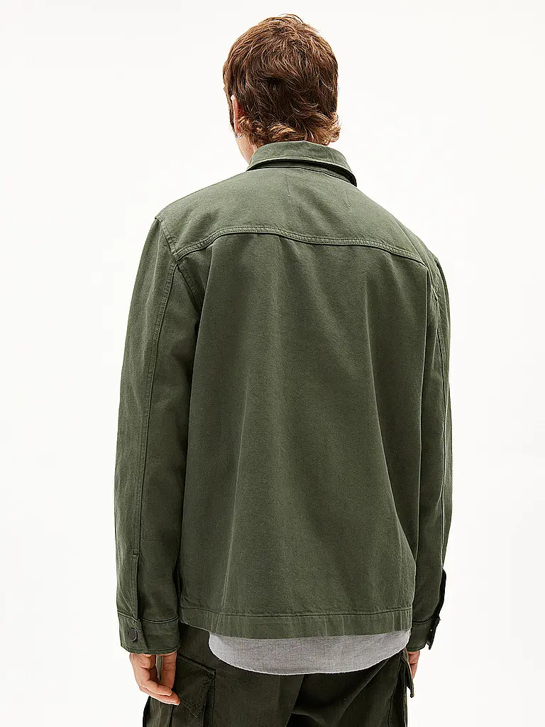 ARMEDANGELS | Sobrecamisa YUNAAI CORDUROY | Oliva