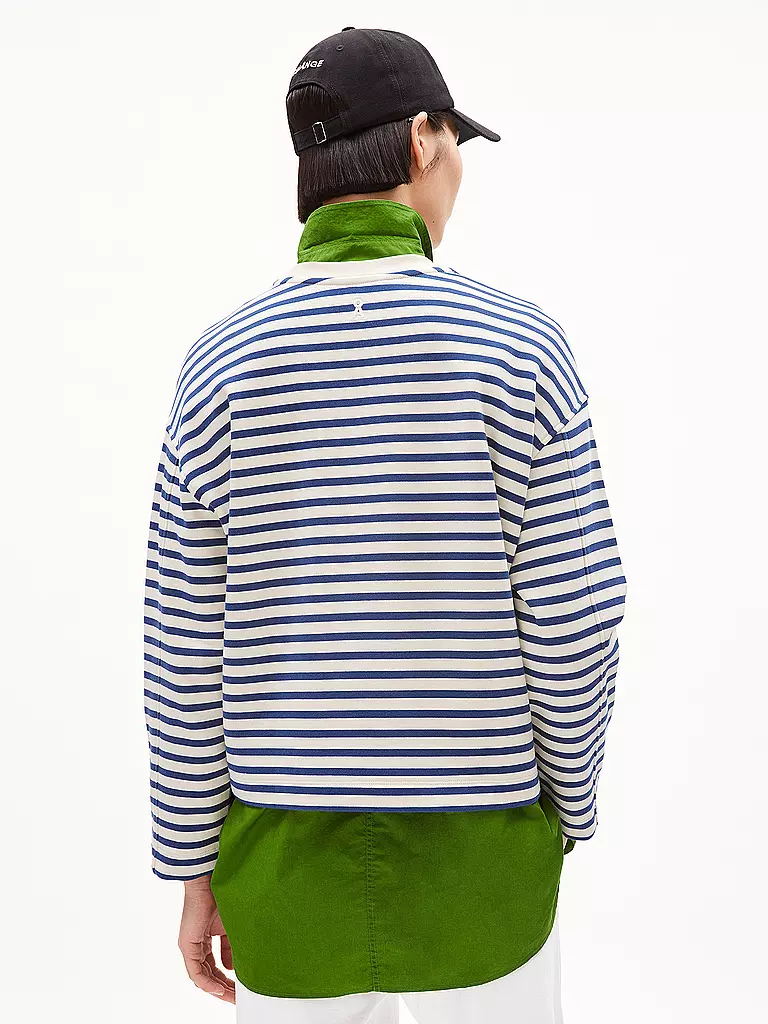 ARMEDANGELS | Suéter de corte oversized FRANKAA STRIPES | 