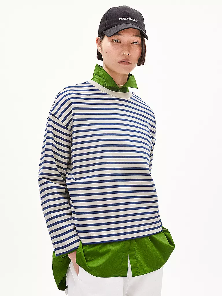 ARMEDANGELS | Suéter de corte oversized FRANKAA STRIPES | 