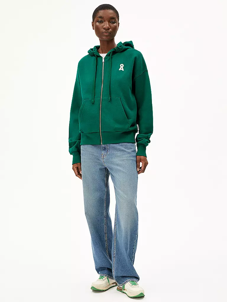 ARMEDANGELS | Sudadera con cremallera RIXAMAA | Verde