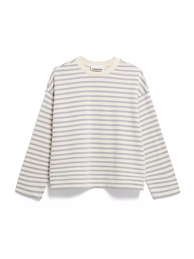 ARMEDANGELS | Sweater Oversized Fit FRANKAA  STRIPES | Crema