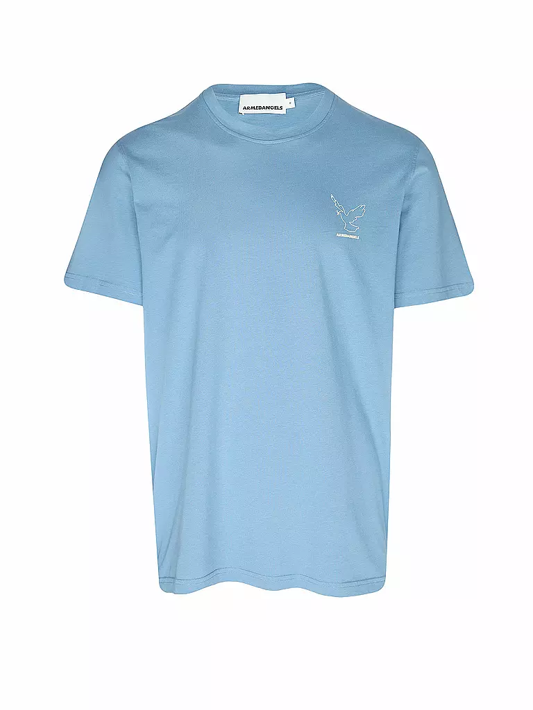 ARMEDANGELS | T-Shirt AADONI | Azul claro