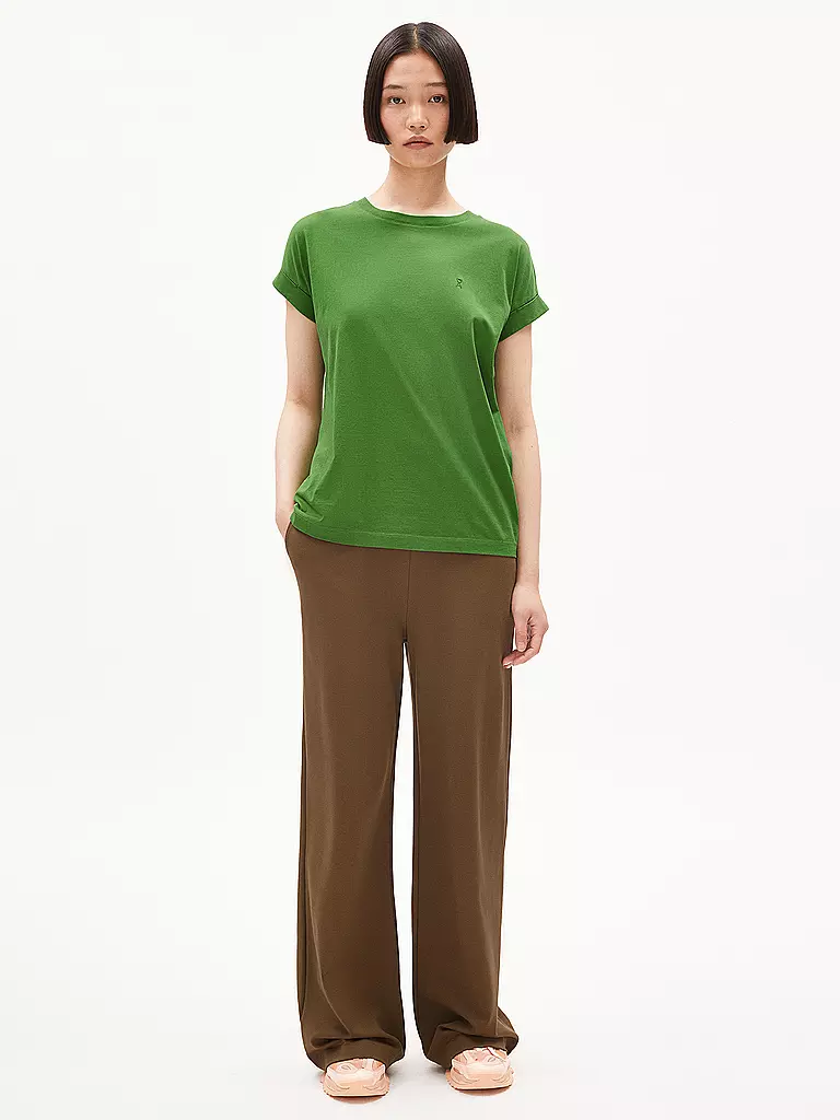 ARMEDANGELS | T-Shirt IDAARA | Verde