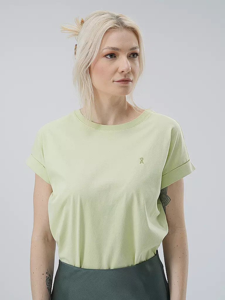 ARMEDANGELS | T-Shirt IDAARA | Verde claro
