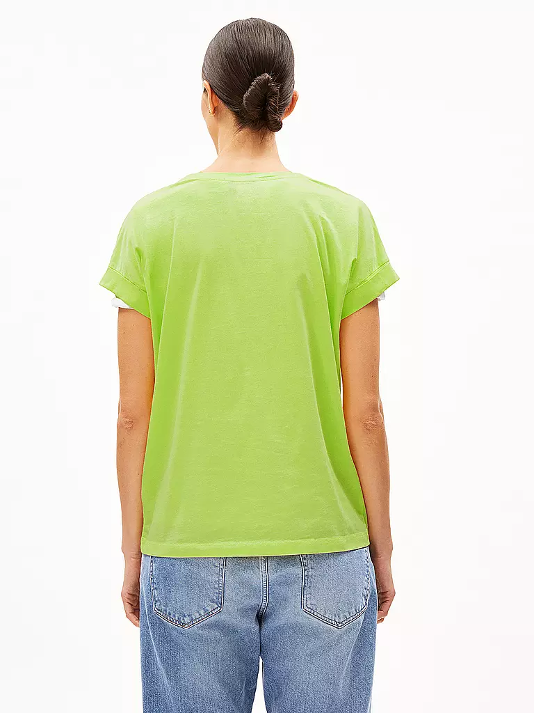 ARMEDANGELS | T-Shirt IDAARA | Verde