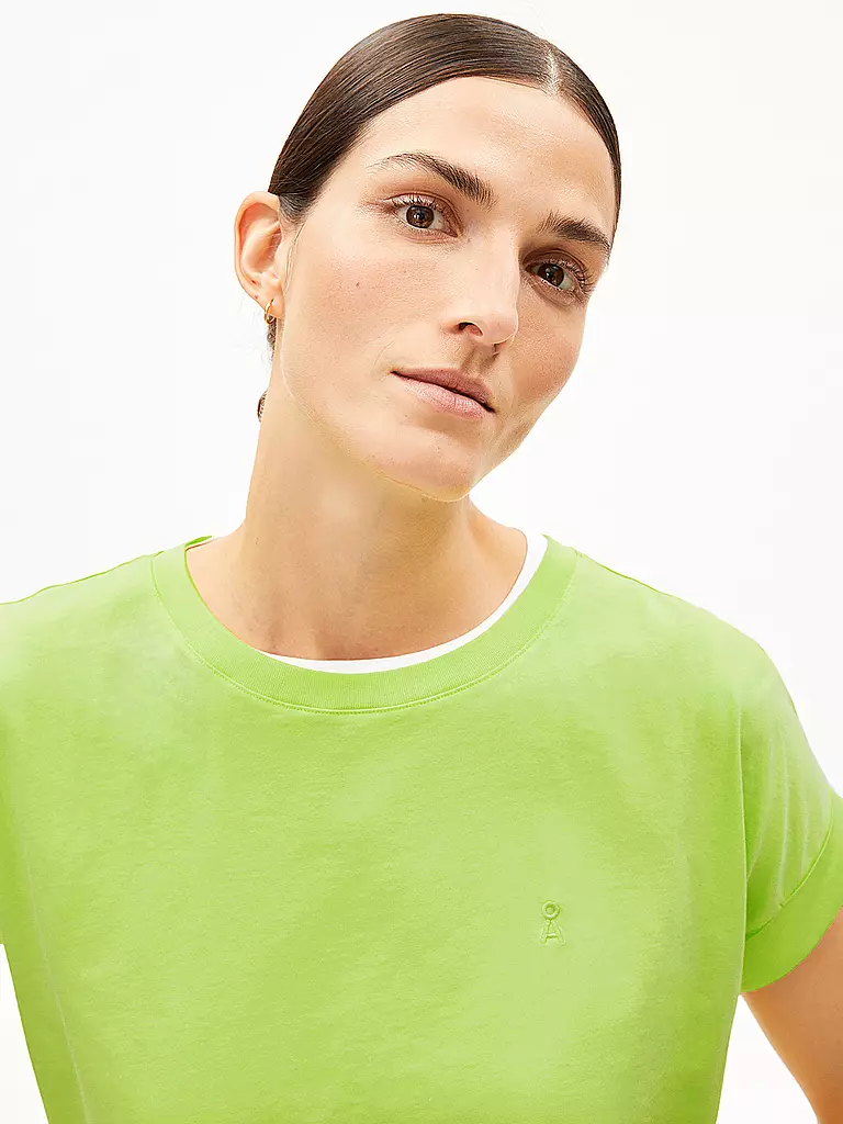 ARMEDANGELS | T-Shirt IDAARA | Verde