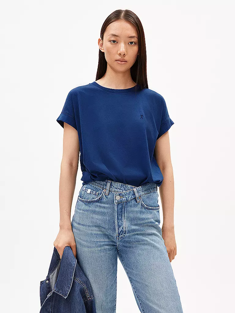ARMEDANGELS | T-Shirt IDAARA | Azul