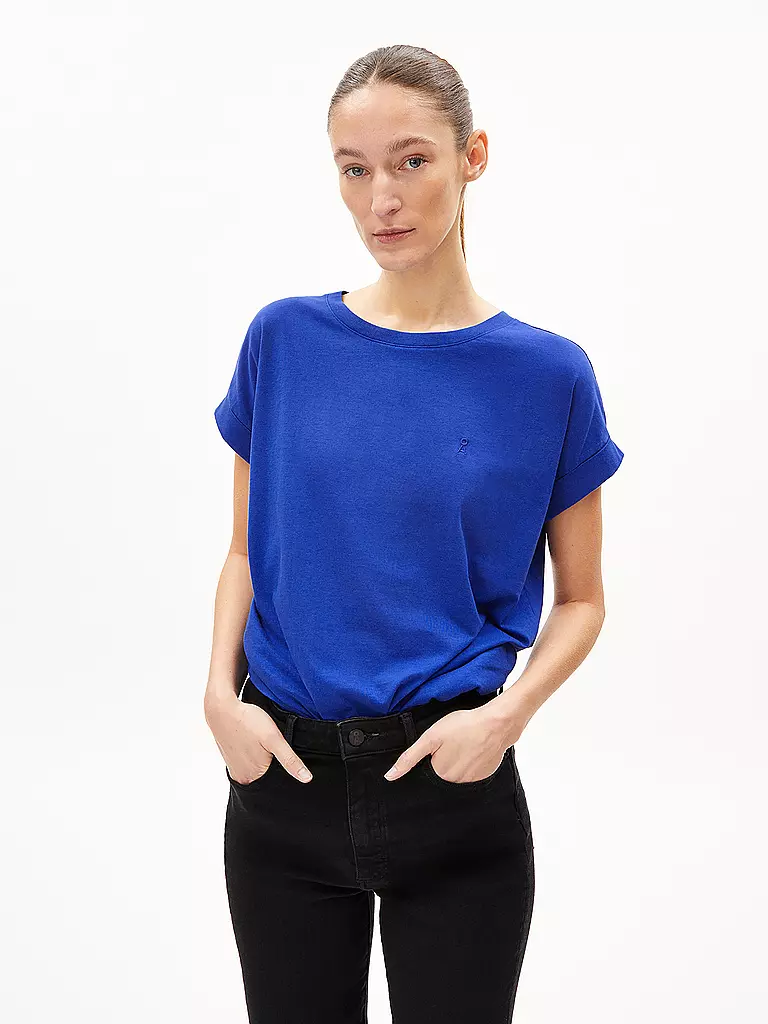 ARMEDANGELS | T-Shirt IDAARA | Azul