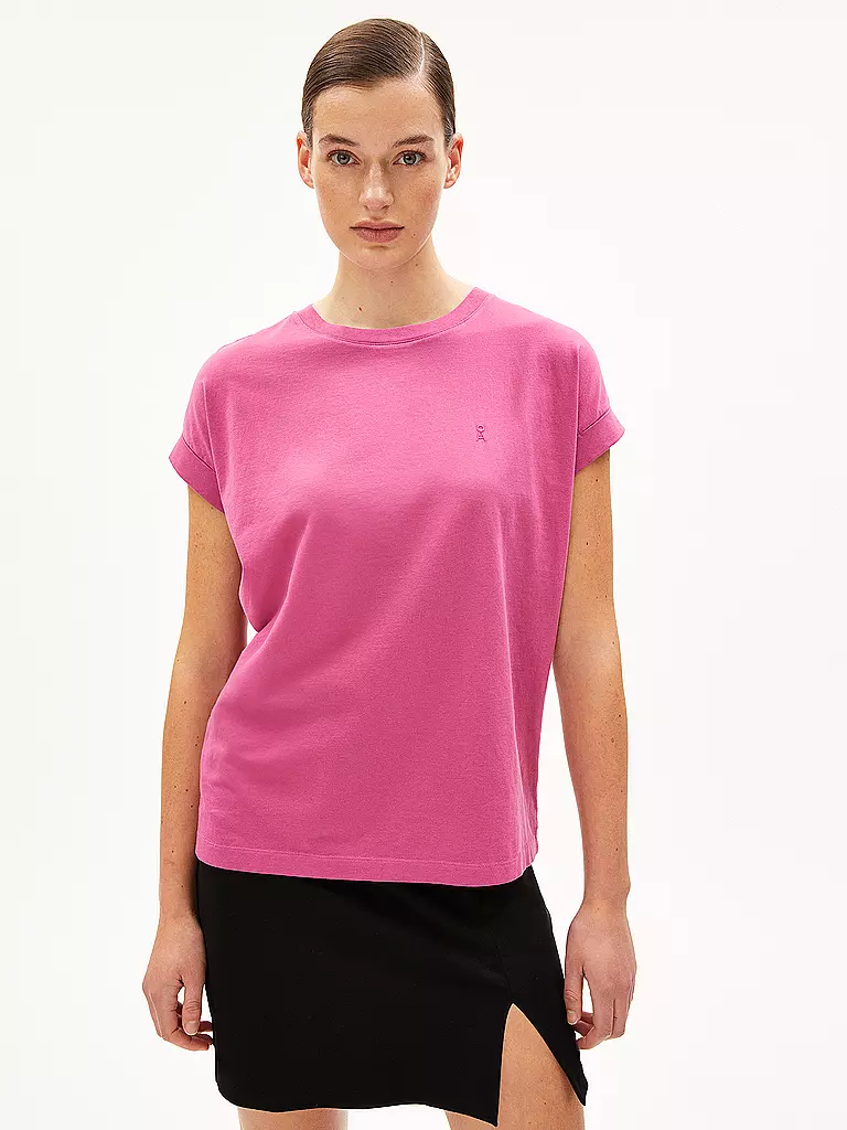 ARMEDANGELS | T-Shirt IDAARA | Fucsia