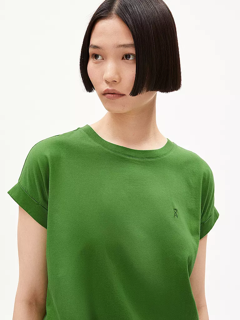 ARMEDANGELS | T-Shirt IDAARA | Verde