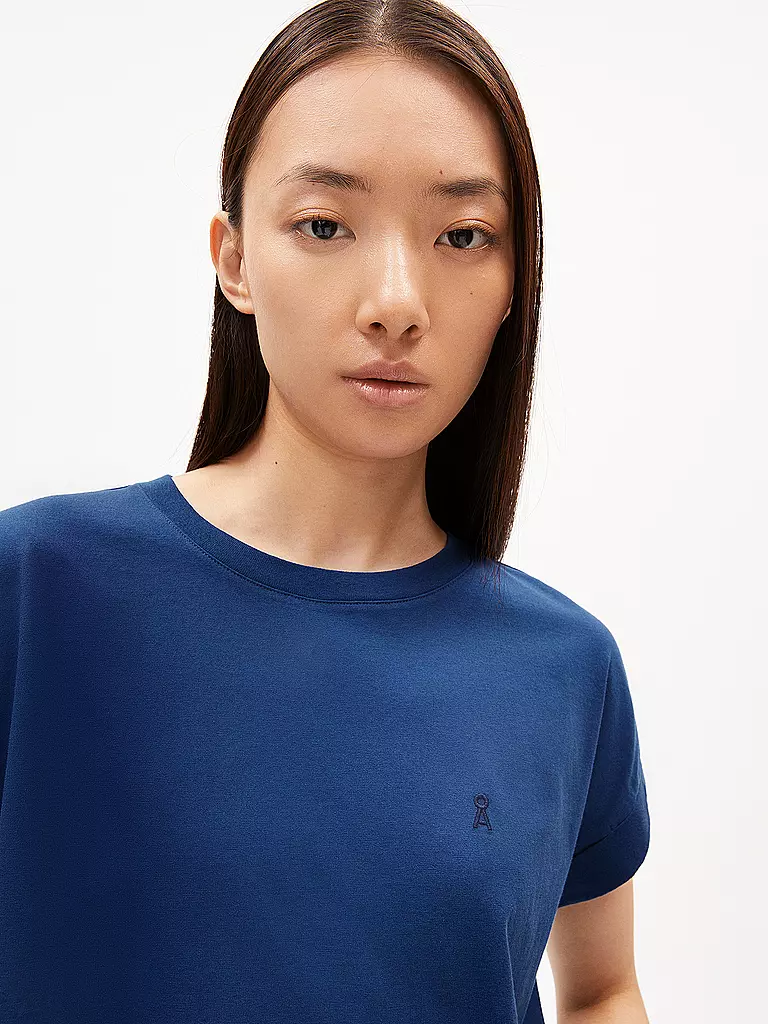 ARMEDANGELS | T-Shirt IDAARA | Azul