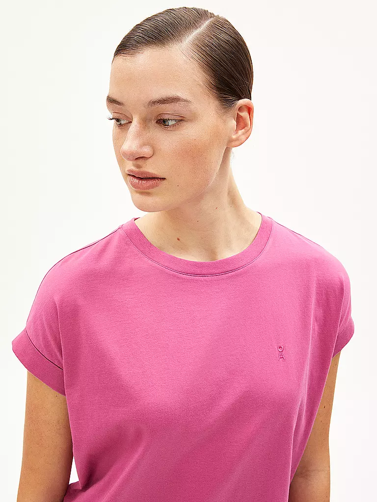ARMEDANGELS | T-Shirt IDAARA | Fucsia