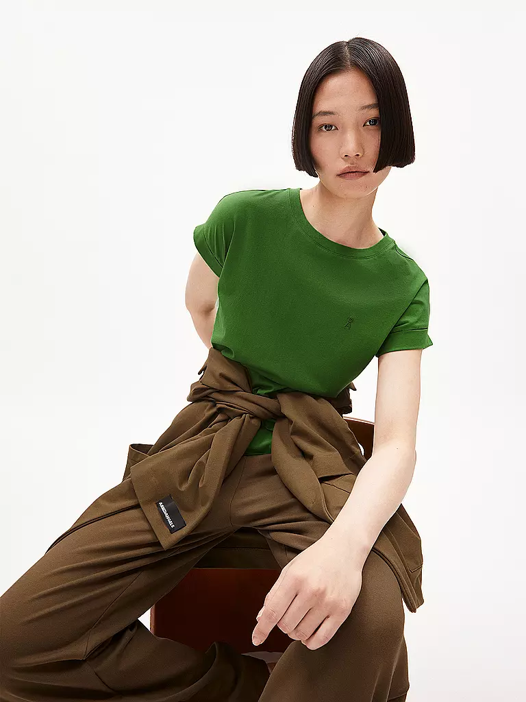 ARMEDANGELS | T-Shirt IDAARA | Verde