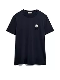 ARMEDANGELS | T-Shirt JAAMES KNOWLEDGE | Azul