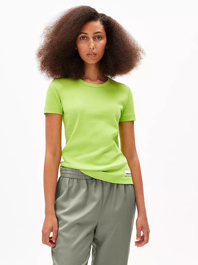 ARMEDANGELS | T-Shirt KARDAA | Verde