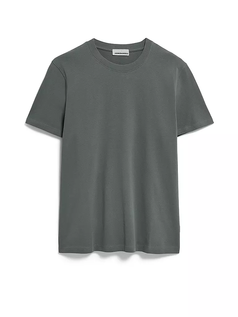 ARMEDANGELS | T-Shirt MAARKOS | Verde oscuro