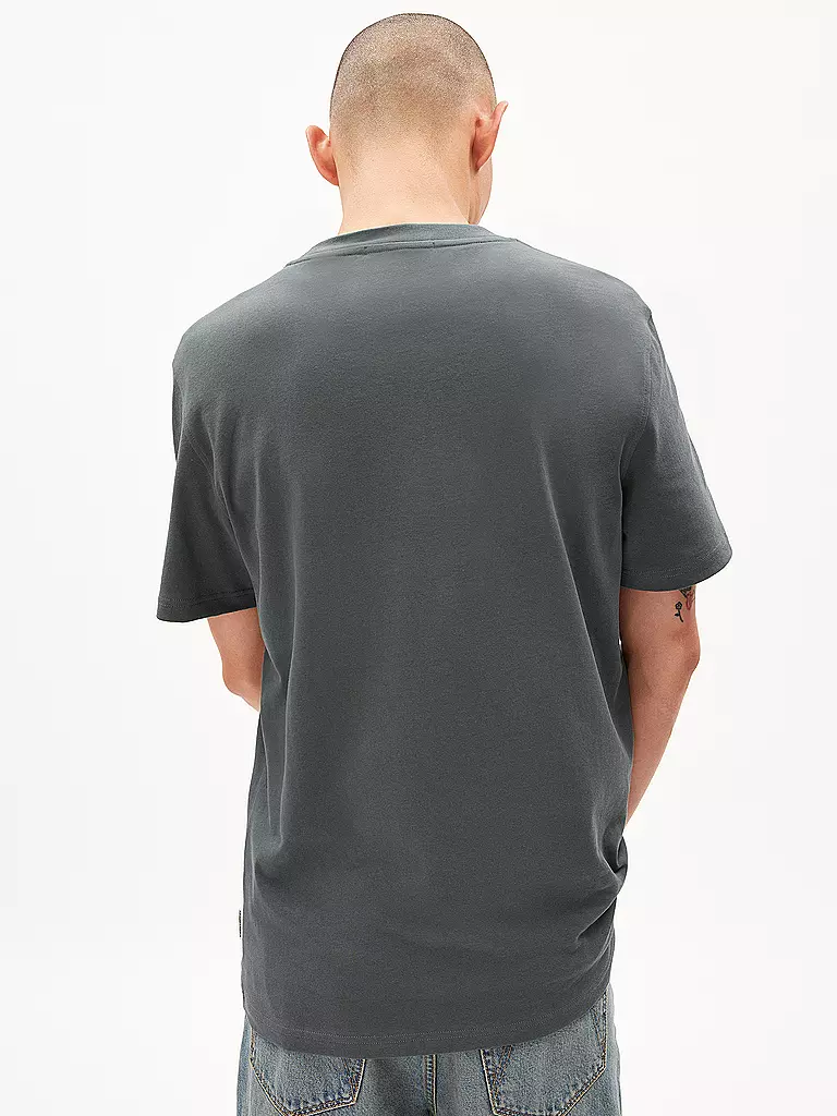 ARMEDANGELS | T-Shirt MAARKOS | Verde oscuro