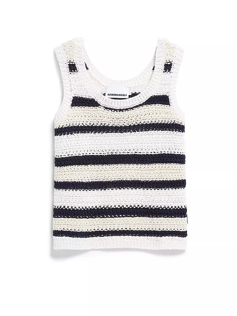 ARMEDANGELS | Top de punto CLAAIRE | Crema