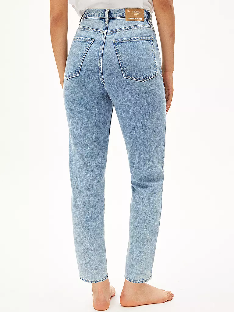 ARMEDANGELS | Vaqueros de talle alto corte Mom MAIRAA | Azul claro