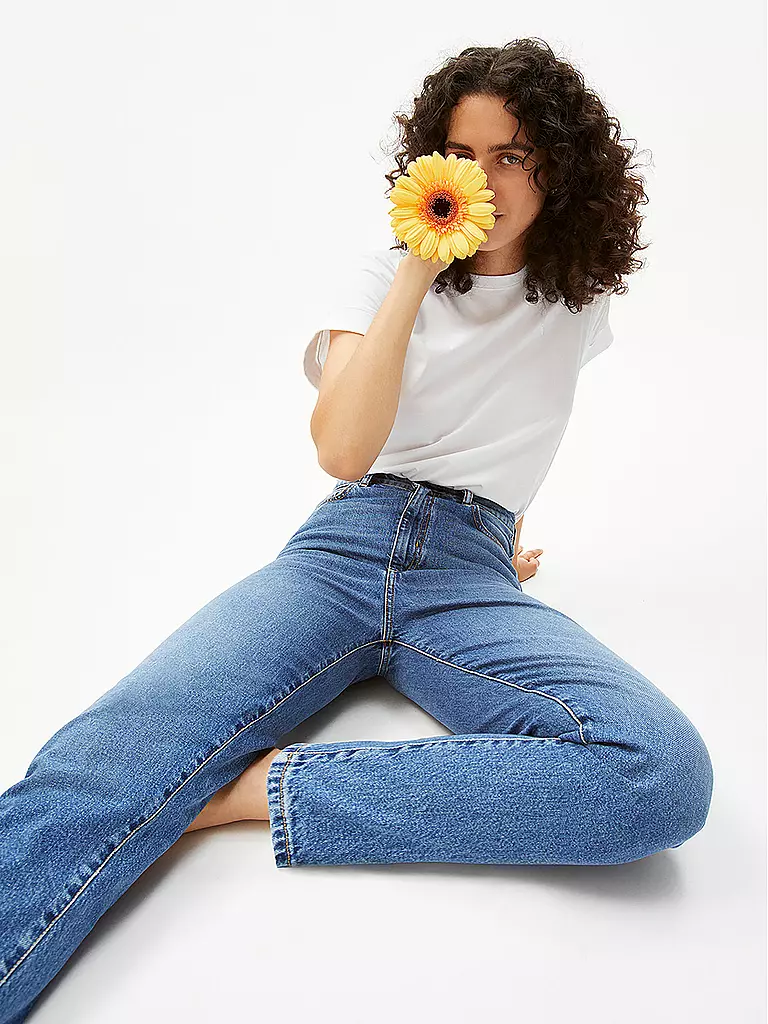 ARMEDANGELS | Vaqueros de talle alto corte Mom MAIRAA | Azul