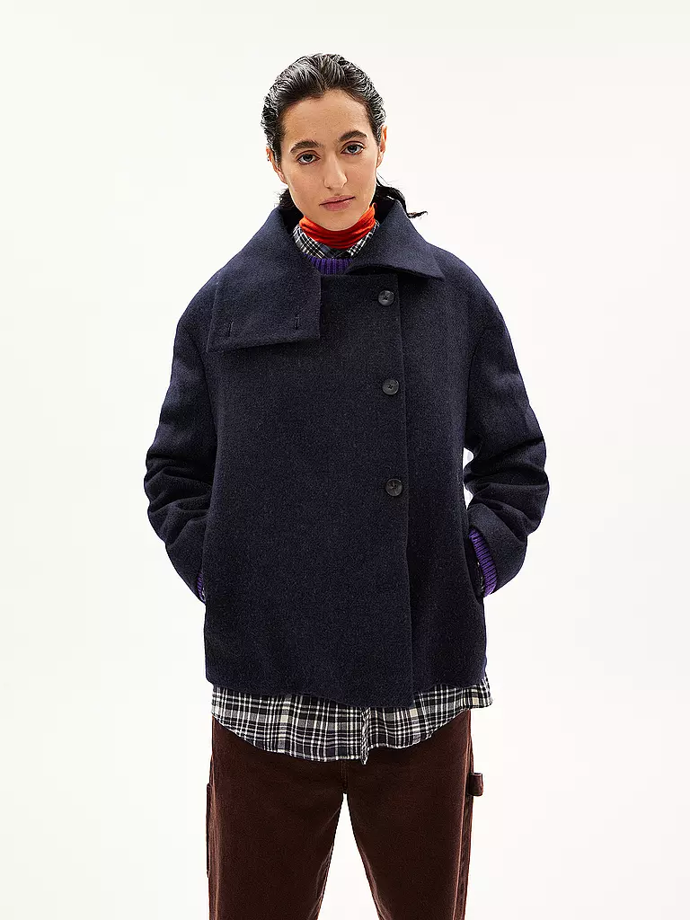 ARMEDANGELS | Wolljacke MAJELAA | Azul oscuro