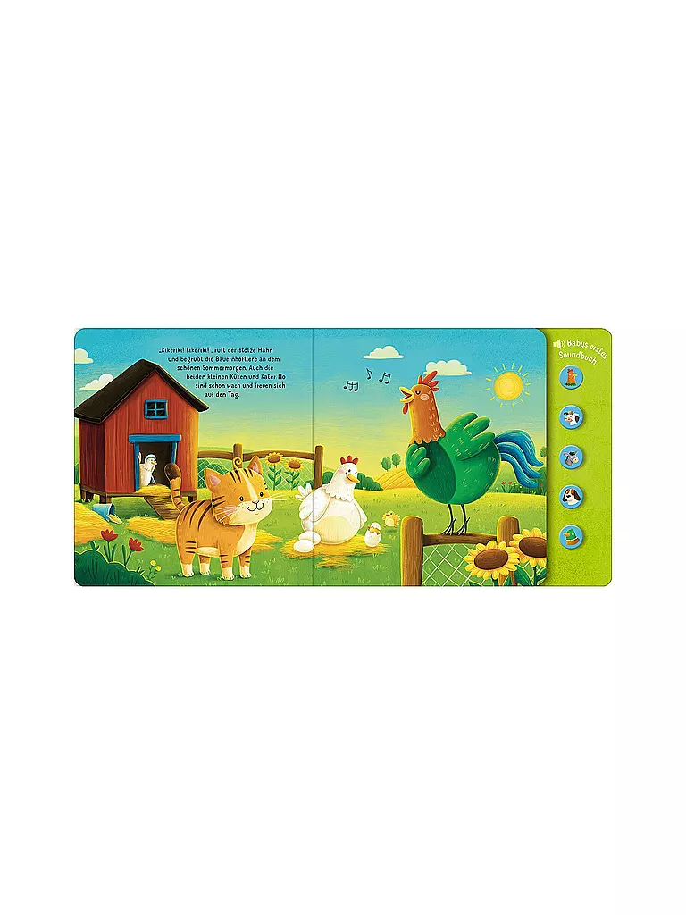ARS EDITION VERLAG | Babysoundbuch - Hör mal, so klingt der Bauernhof! | Sin color