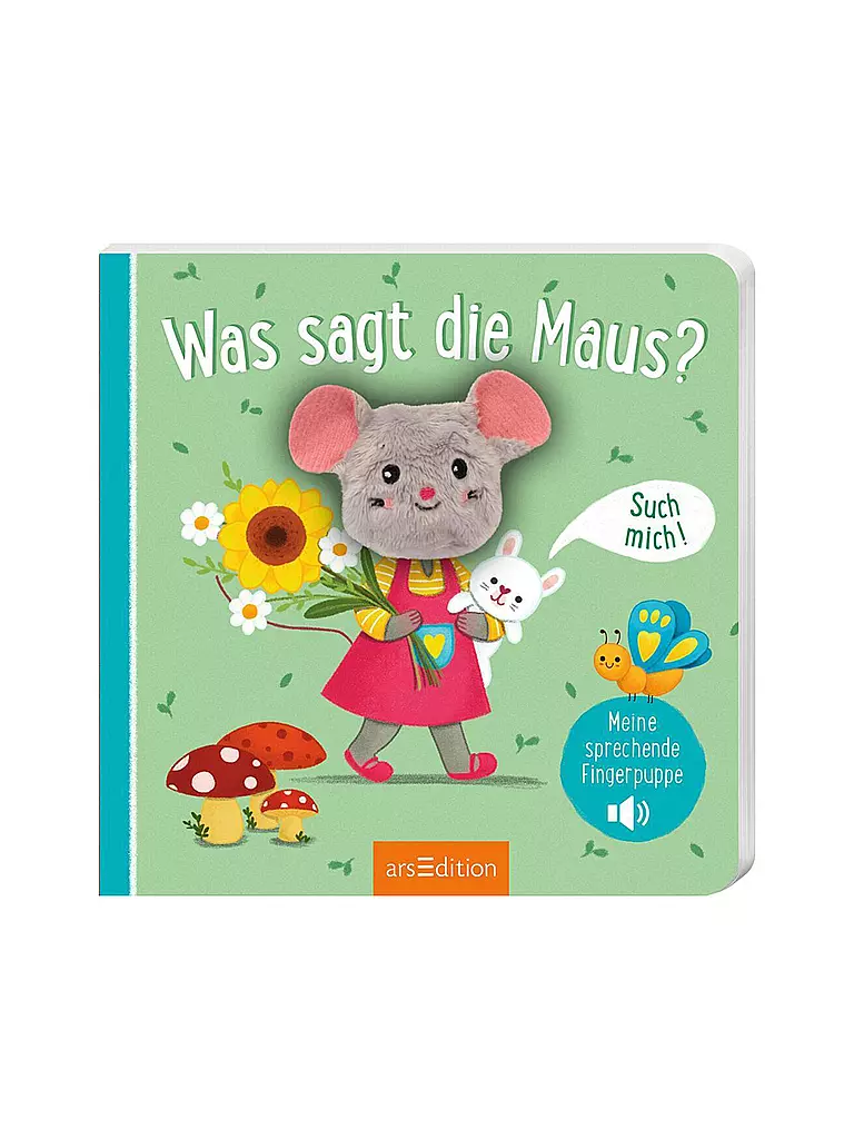 ARS EDITION VERLAG | Libro - Mi títere de dedo parlante: ¿Qué dice el ratón? | Sin color