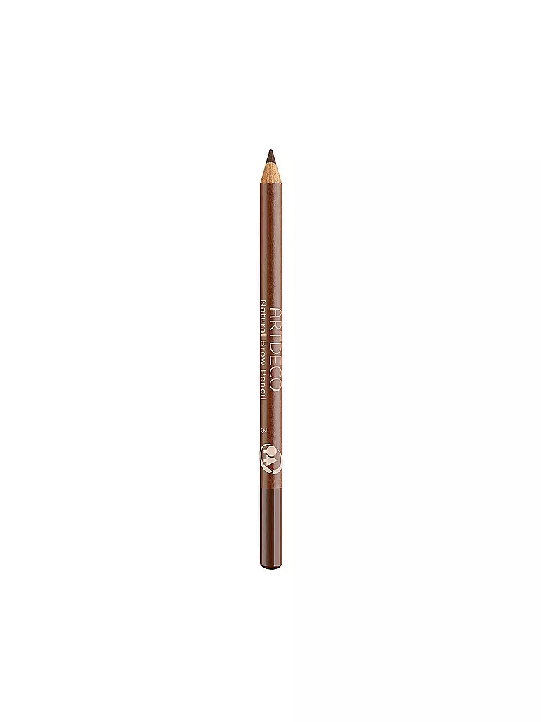 ARTDECO GREEN COUTURE | Lápiz de cejas - Natural Brow Pencil (3 Walnut Wood) | Marrón