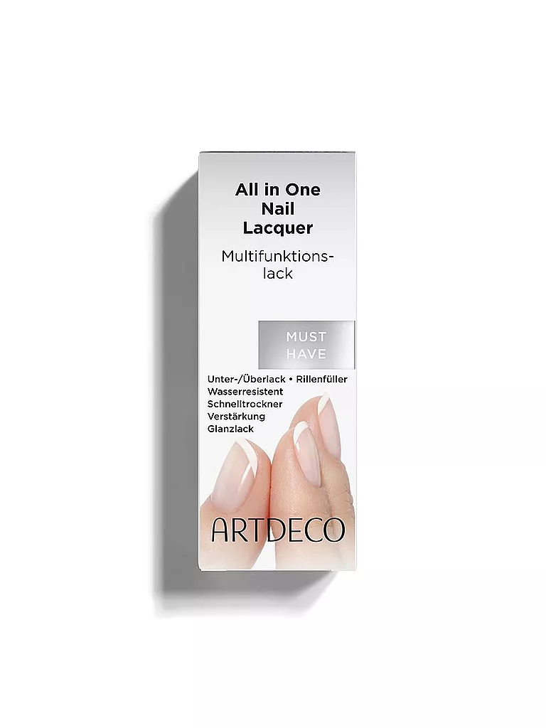 ARTDECO | Cuidado de uñas - Laca de Uñas Todo en Uno 10ml | Transparente