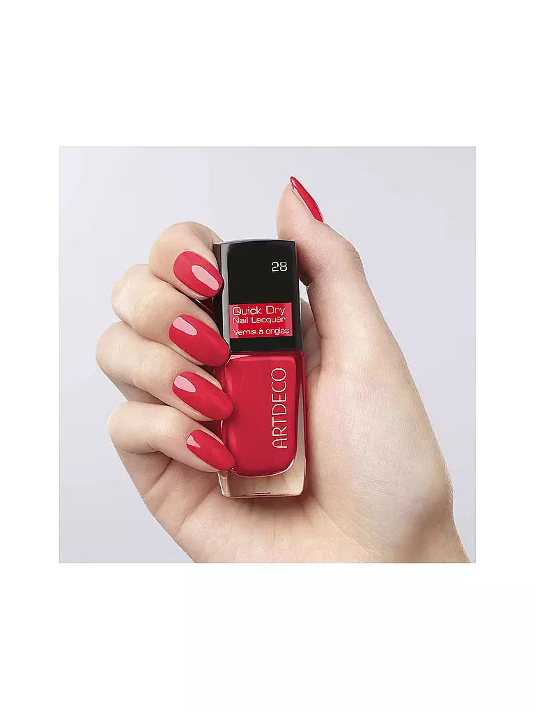 ARTDECO | Esmalte de uñas - Quick Dry Nail Lacquer (28 cranberry syrup) | Rojo