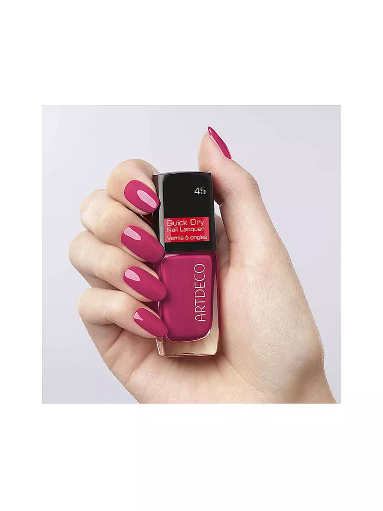 ARTDECO | Esmalte de uñas - Quick Dry Nail Lacquer (45 raspberry tart) | Rojo