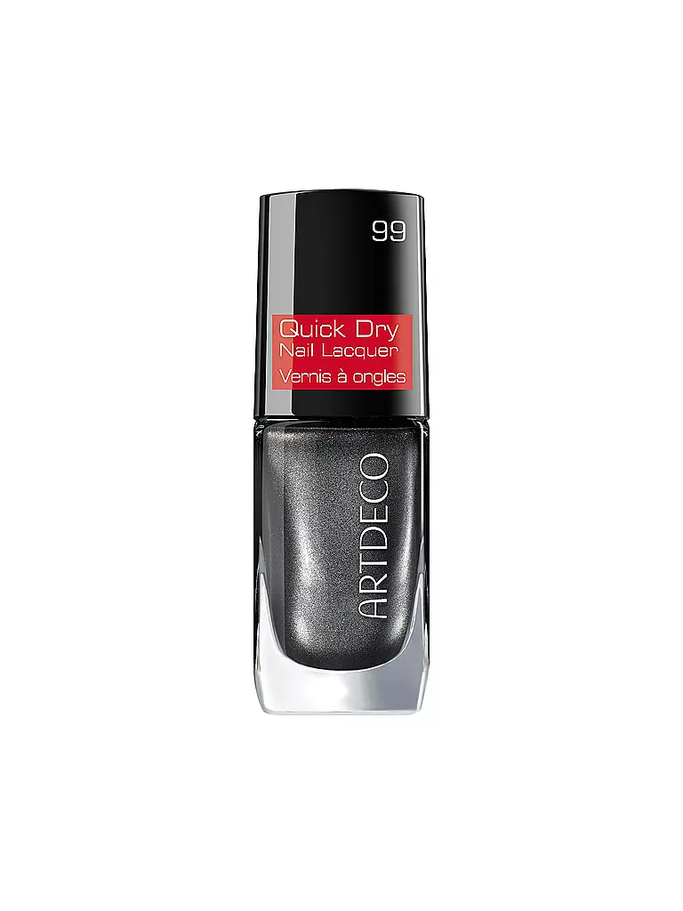 ARTDECO | Esmalte de uñas - Quick Dry Nail Lacquer (99 Dark Granite) | Gris