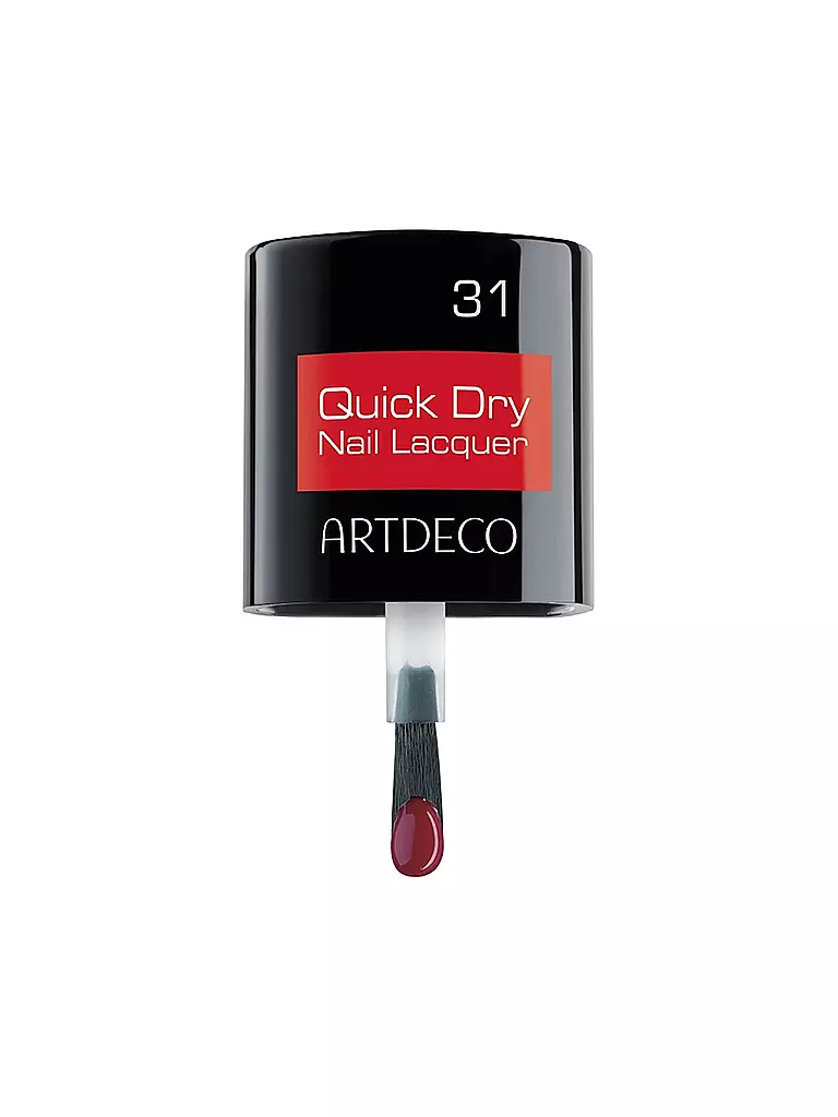ARTDECO | Esmalte de Uñas de Secado Rápido (31 Confident Red) | Rojo oscuro