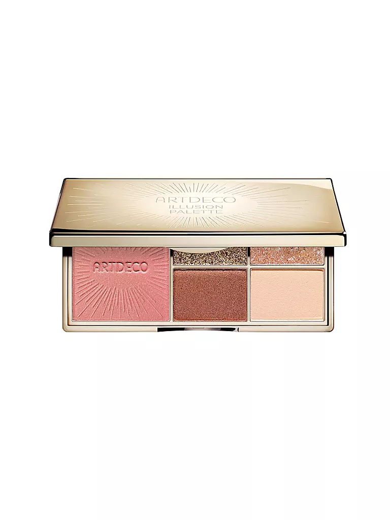 ARTDECO | Illusion Palette For Cheeks & Eyes (4 Illusionista) | Rojo oscuro