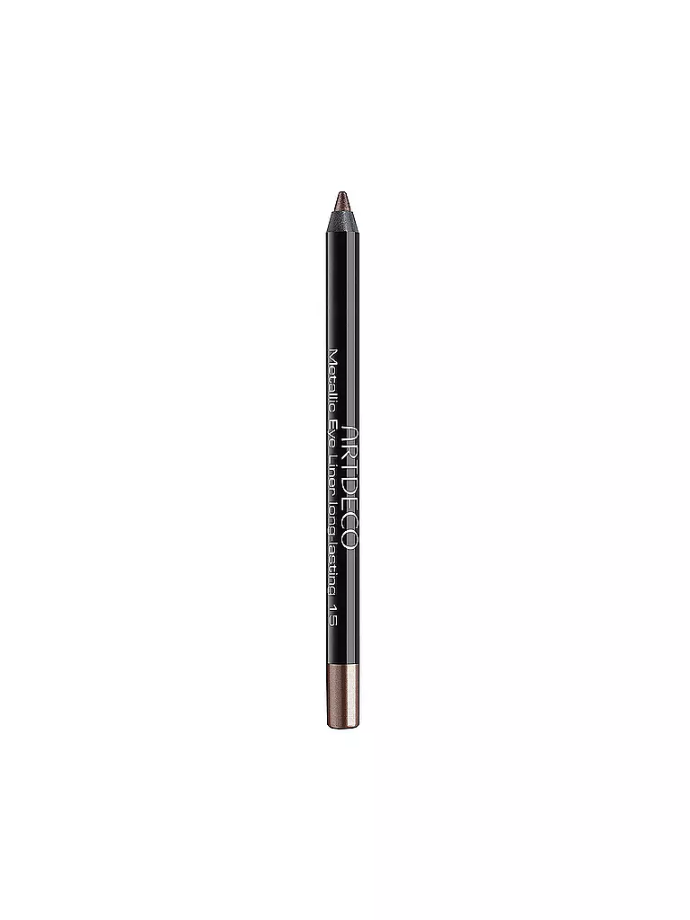 ARTDECO | Lápiz de Contorno de Ojos - Metallic Eye Liner Long-Lasting (15 Metallic Brown) | Marrón
