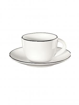 ASA SELECTION | Taza de espresso con platillo "à table ligne noir" 70ml