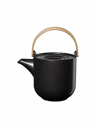 ASA SELECTION | Tetera con mango de madera Coppa 1l Kuro/Negro